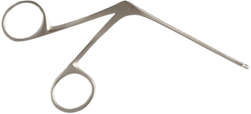 Henckel forceps oval cup jaw (80mm) - Sheffmed
